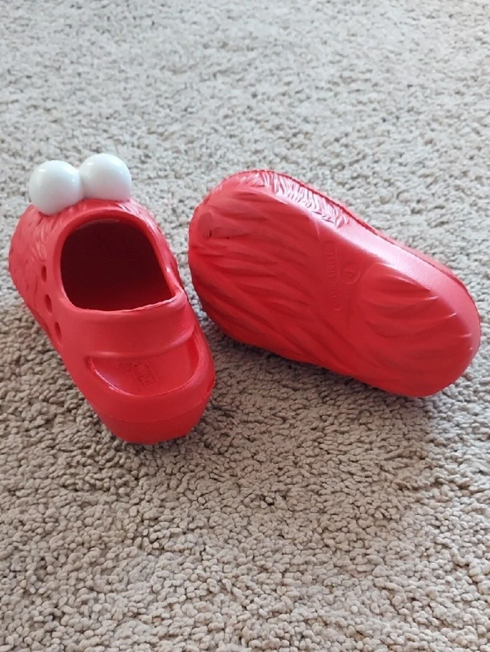 Sesame Street Elmo Red Kids Character Clogs with Orange Nose